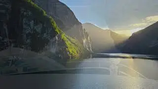 Eine traumhafte Einfahrt in den Geirangerfjord! #kreuzfahrt