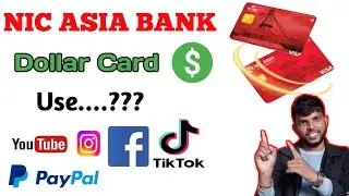 Nic Asia Dollar Card Use/How to use nic asia dollar card/ nic asia dollar card add in paypal