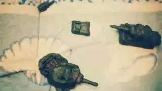 Т-34 против Тигра пластилиновая тема