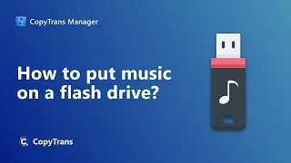 How to put music on a flash drive?