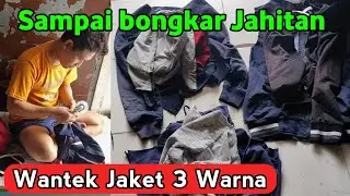 WANTEK JAKET POLIESTER CAMPURAN KOMBINASI 3WARNA