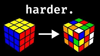 why scrambling a rubik's cube is harder than solving it