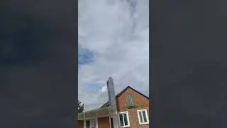 Голубь играет на посадке