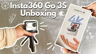 Unboxing 📦 Insta360 Go 3S + Accessories | Relaxing ASMR 💜