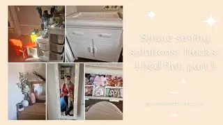 space saving soloutions/ Hacks/ 1 bed flat part 1