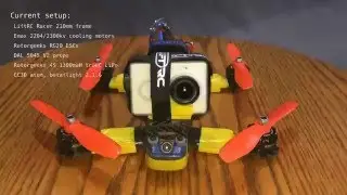 My new LiftRC racer 210mm quad.
