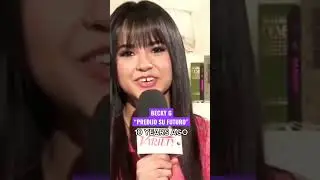 BECKY G PUDO VER SU FUTURO HACE 15 AÑOS🎱