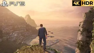 Uncharted 4: A Thief's End (PS5) 4K HDR Gameplay Chapter 6: Once A Thief...