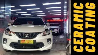 Ceramic coating for Baleno Zeta Full Detailing  |  Detailing Devils Hyderabad