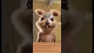 Chipmunk screaming and singing