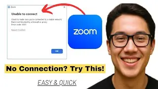 How To Fix Zoom App Connecting Problem In PC (Easy & Quick!)