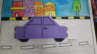 Easy origami car