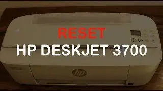 How to RESET hp deskjet 3700 series all-in-one printer review !!!