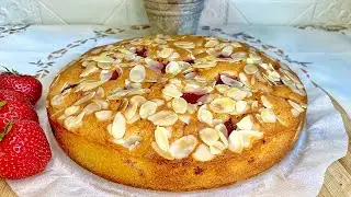 СКОРЕЕ СОХРАНЯЙТЕ РЕЦЕПТ! ✰ АРОМАТНЫЙ ПИРОГ С КЛУБНИКОЙ ✰ ПРОСТО И ОЧЕНЬ ВКУСНО