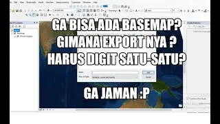 MASIH JAMAN NAMAIN SATU-SATU? TIDAK BISA ADD BASEMAP? PRINT PDF? Peta Penggunaan Tanah. (Kartografi)