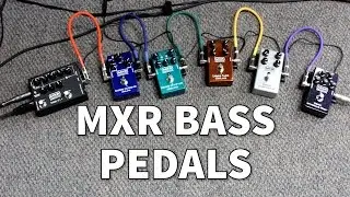 MXR Bass Pedal Range