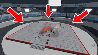 He Built His Own BATTLE ARENA in The Strongest Battlegrounds..