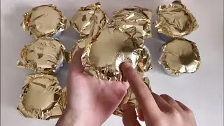 Iceberg Slime w Gold Foil ASMR - Satisfying Slime ASMR
