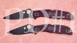 Spyderco PD#1 Sprint Run: Endura and Endela pocketknives