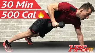 30 Minute HIIT Workout - Spartan Warrior Fat Burning High Intensity Interval Training Workouts
