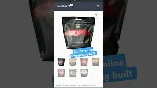 Another ecommerce site build for a gym.