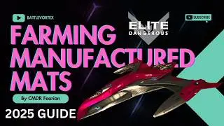 How I Farm Manufactured Materials Fast in Elite Dangerous!