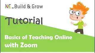 [Tutorial] Basics of Teaching Online with Zoom