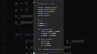 Using Python Circle Animation