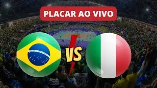 Placar Ao Vivo: Brasil x Itália | Liga das Nações de Voleibol 