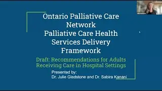 Ontario Palliative Care Health Services Delivery Framework - Grand Rounds SJHH