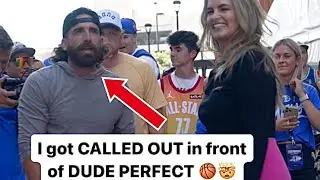 I got CALLED OUT in front of DUDE PERFECT