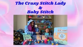 The Crazy Stitch Lady & Baby Stitch Weekly Disney Reveal #disneystitch #cheshirecat #munchlings
