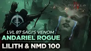 Diablo 4 | 🔥 Rogue Venom Andariel : L'Arme pour Écraser Lilith et les NM 100 au Niveau 87 ! 💥