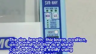 SVR-NNY (Rice Sheet Feeding Machine)