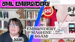OML Embroidery: a cheap single needle embroidery machine? SCAM!!