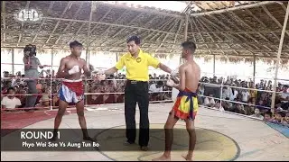Phyo Wai Soe Vs Aung Tun Bo - Lethwei Mania