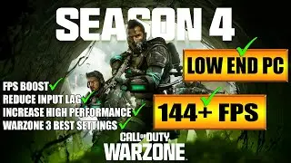 🔧 Warzone 3 Season 4: Low End Pc increase performance / FPS with any setup! Best Settings 2024