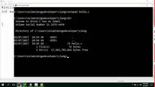 How to Write ,Compile and Run  C Program on Windows using MinGW, GCC ,CMD and Notepad -Urdu Tutorial