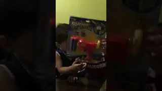 Chloe and David opening their toys 🧐