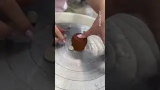 Throwing & trimming a delicious red clay to a delicate cup #ceramicartist #handmadeceramics #potter