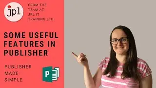 Publisher Useful Features: Character Spacing and Selecting Objects