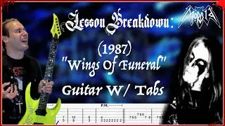 Riff Practice: Morbid (1987) “Wings Of Funeral” Guitar Breakdown W/ Tabs