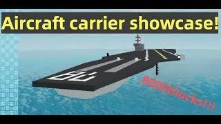 【Roblox Plane Crazy】 aircraft carrier showcase!