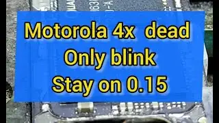 Motorola X4 dead only blink solutions
