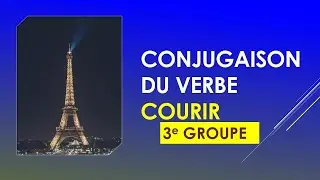 Verb "courir" (to run) conjugated in 8 common tenses