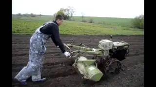 Весна важкий мотоблок робота з фрезою))