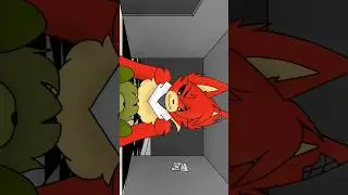 Foxy vs Springtrap || part from KNaF episode 7