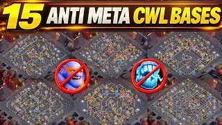 Top 15 Anti Meta TH18 CWL Bases 2026 🔥 | Th18 war base | Th18 legend league base | Anti Super Bowler
