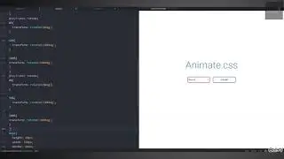 Animate css without library pure HTML CSS & JS | Script Src