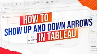 Tableau: Card Visual with Up and Down Arrows